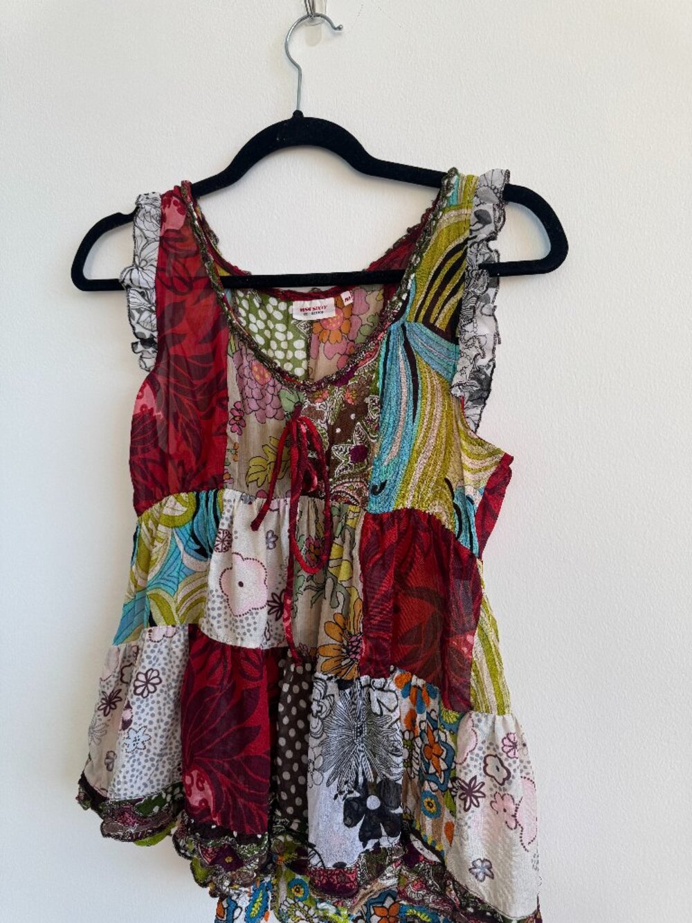 Y2K MISS SIXTY PATCHWORK BLOUSE